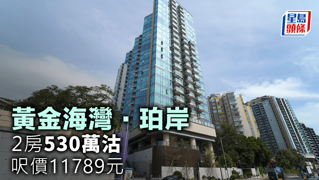 黃金海灣．珀岸2房530萬沽 呎價11789元