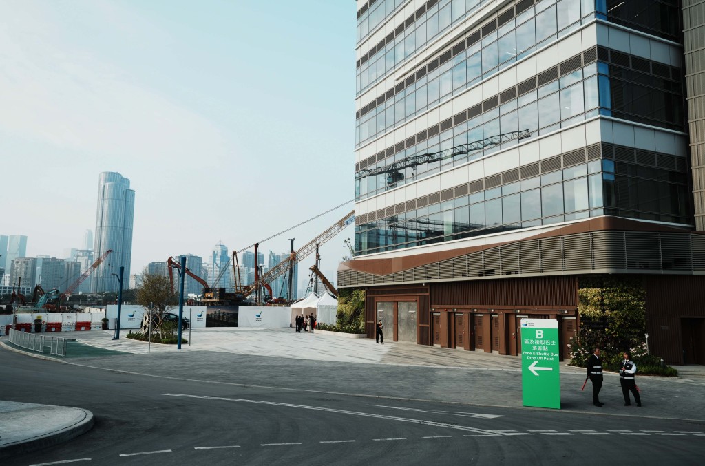 目前企業進駐率約八成,已有超過60間來自海外。資料圖片 目前企業進駐率約八成,已有超過60間來自海外。資料圖片