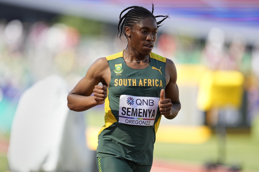 南非双性人运动员塞门亚。