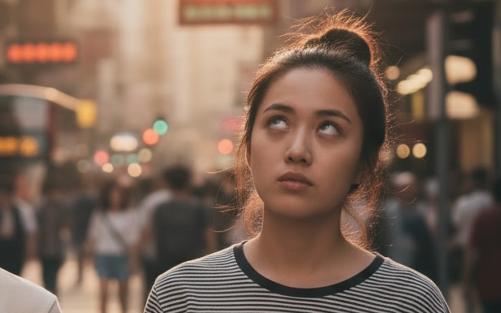 一名新加坡網民就在社交平台發文,分享其在快閃一天期間,稱「受盡了白眼」的不愉快經歷,直言對部分「港女」的態度感到不解。(AI生成示意圖) 一名新加坡網民就在社交平台發文,分享其在快閃一天期間,稱「受盡了白眼」的不愉快經歷,直言對部分「港女」的態度感到不解。(AI生成示意圖)