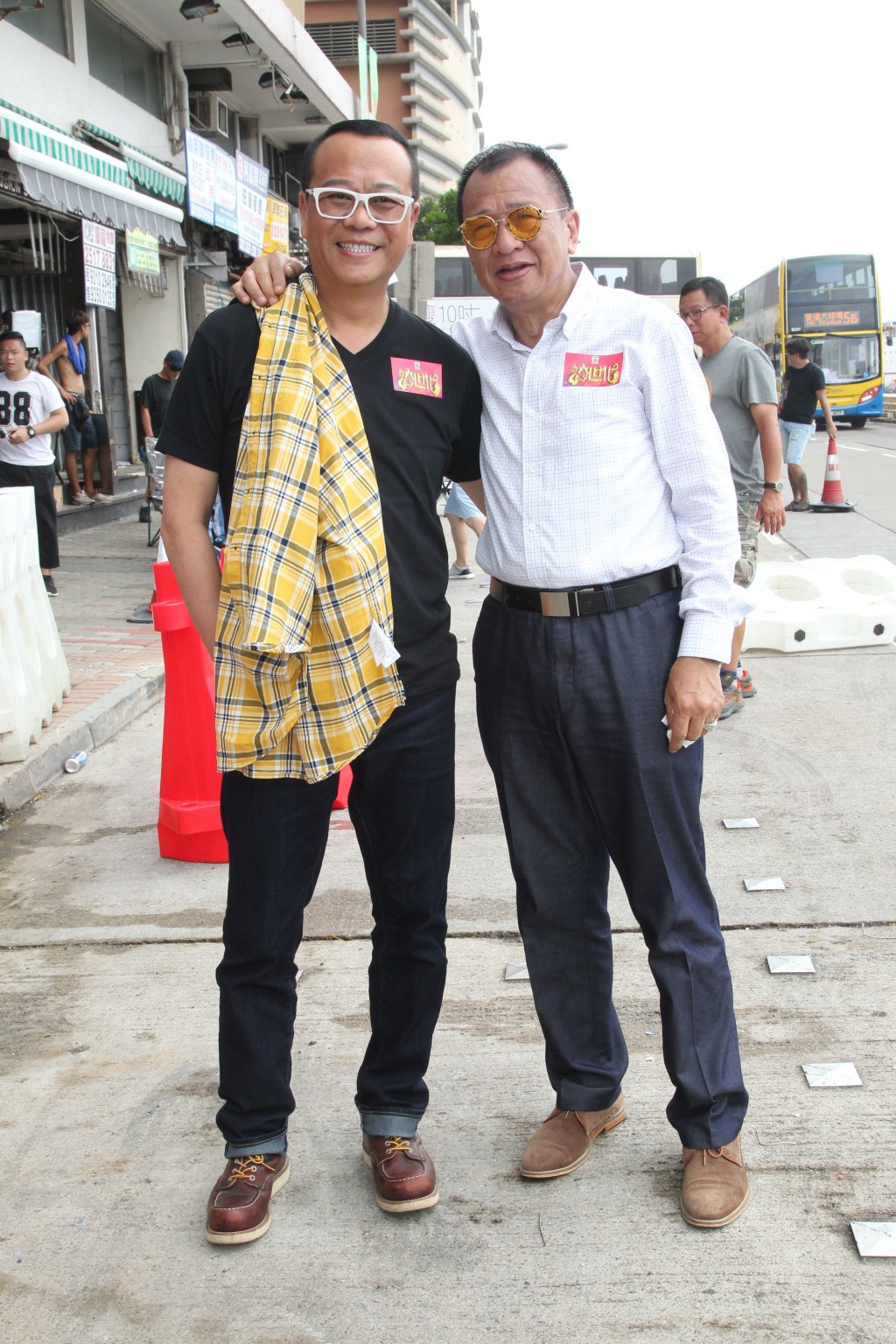 Bobby與許紹雄多次合作，圖為《誇世代》拍外景。
