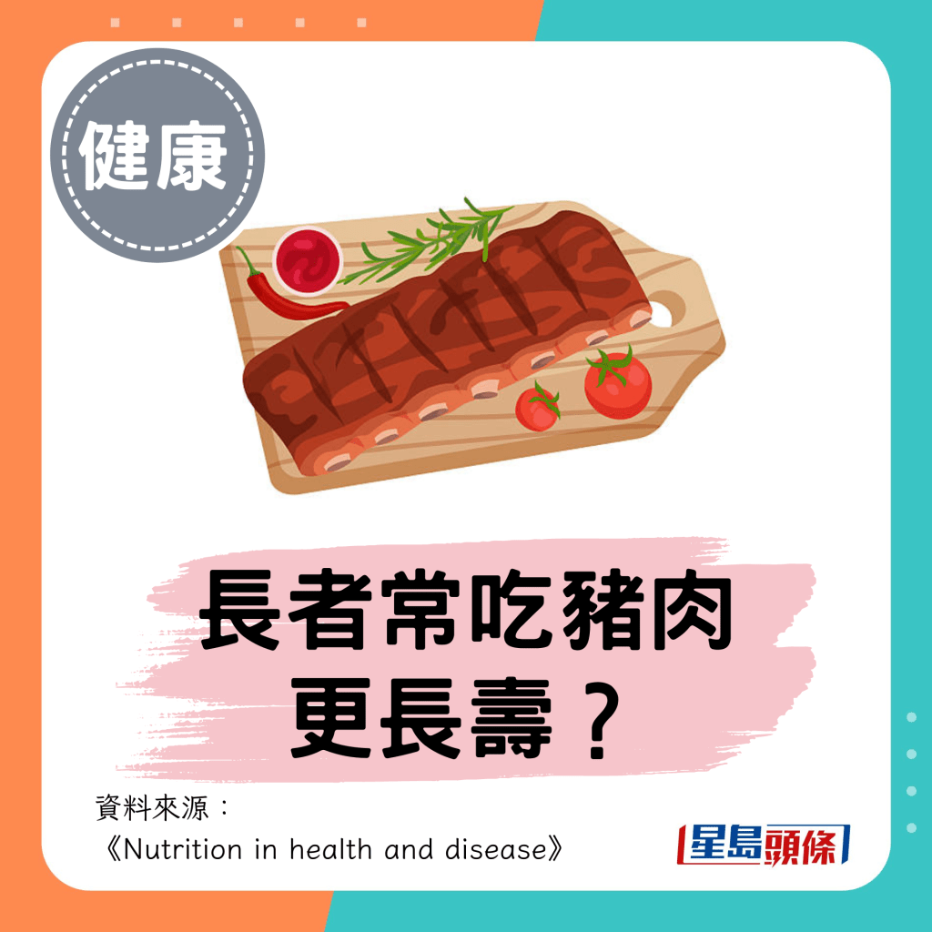 常吃豬肉如何令長者更健康長壽? 常吃豬肉如何令長者更健康長壽?