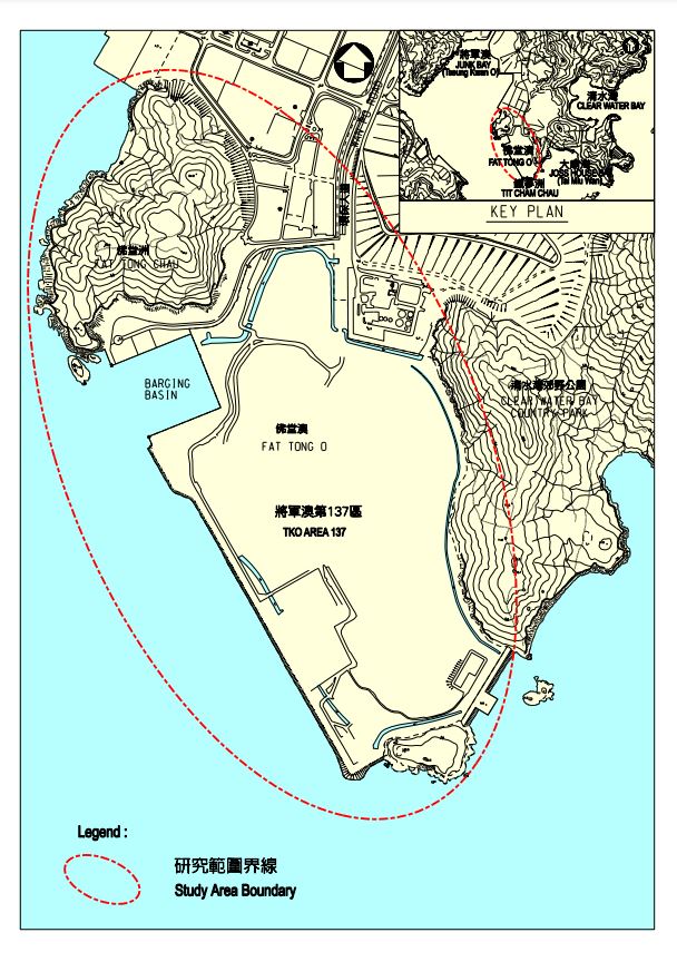 将军澳137区范围。土拓署地图