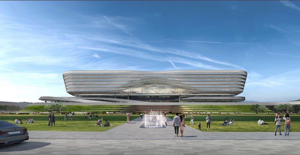 新皇崗口岸在建築規模與通關效率上均有大幅提升，將由以往的「兩地兩檢」改為「一地兩檢」