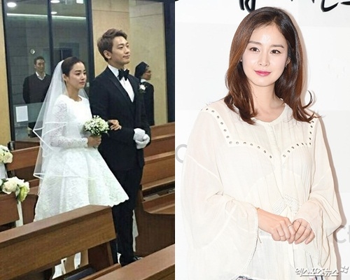 Rain娶得美人歸，金泰希宣佈佗B後出席活動更添美態。