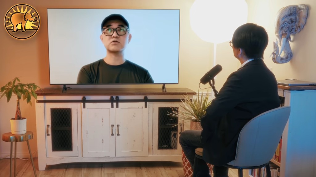 周國豐近日接受YouTube頻道《Orange Elephant》訪問。 周國豐近日接受YouTube頻道《Orange Elephant》訪問。