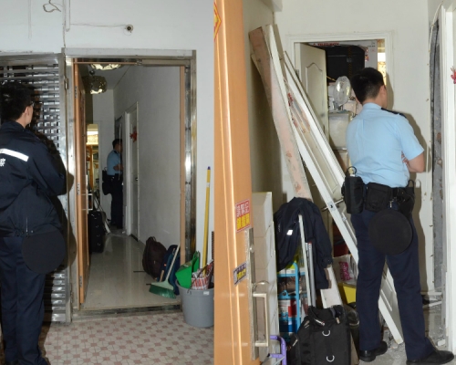 元朗一個單位發生爆炸。