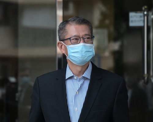 財政司司長陳茂波指新冠肺炎令金融科技成為主流。資料圖片