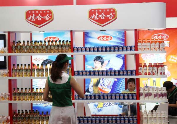 宗慶後創立的「聯銷體」營銷模式，令娃哈哈產品快速遍佈全國。China Daily