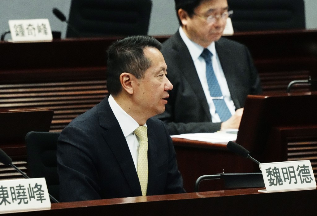 選委界魏明德表示,有調查顯示教師自評AI熟練度只有5分。資料圖片 選委界魏明德表示,有調查顯示教師自評AI熟練度只有5分。資料圖片
