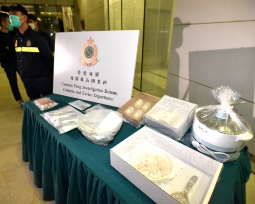 海關所檢獲的證物。