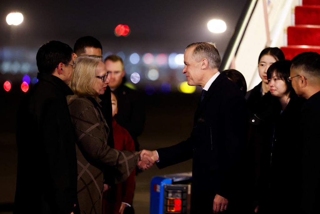 加拿大總理卡尼抵達北京。 路透社