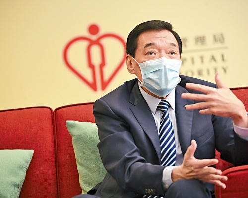 ■范鴻齡表示,醫管局有具體措施應對醫生人手流失問題。