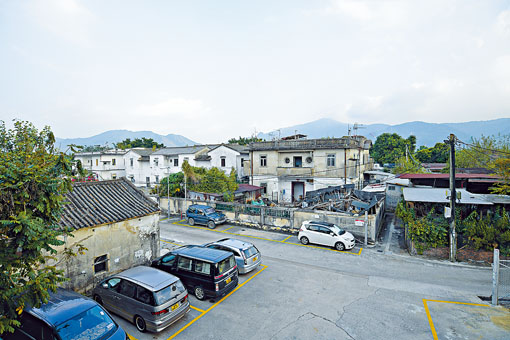 當局計畫未來在錦田南作大規模發展，涉及一百七十三萬方呎，圖為吳家村一帶環境。