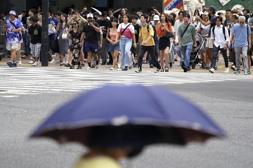 2023年的人口遷移報告顯示，東京遷入者超過遷出者6.8萬人。美聯社