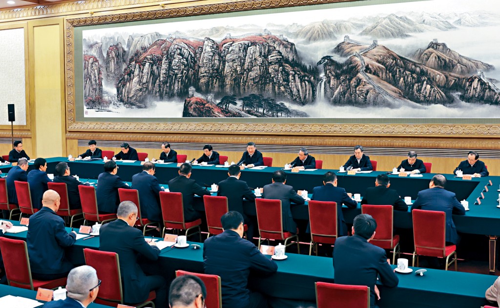 習近平在京召開民營企業座談會。