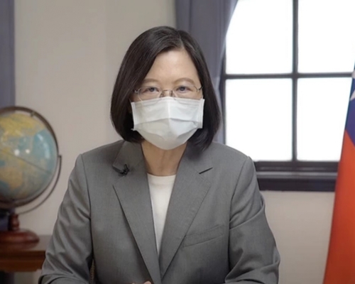 國台辦炮轟蔡英文提出的「鄰國論」是「夾帶兩國論」謀獨挑釁。網上影片截圖