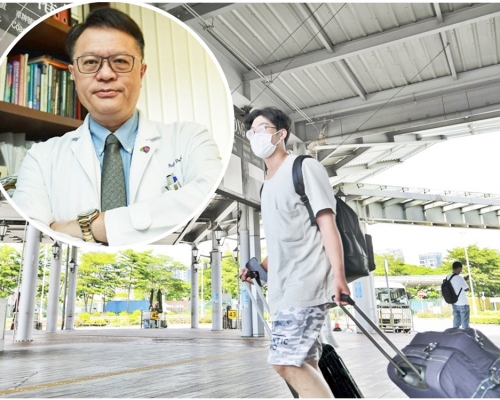 許樹昌（小圖）指內地要求本港的防疫措施盡量貼近內地標準。資料圖片