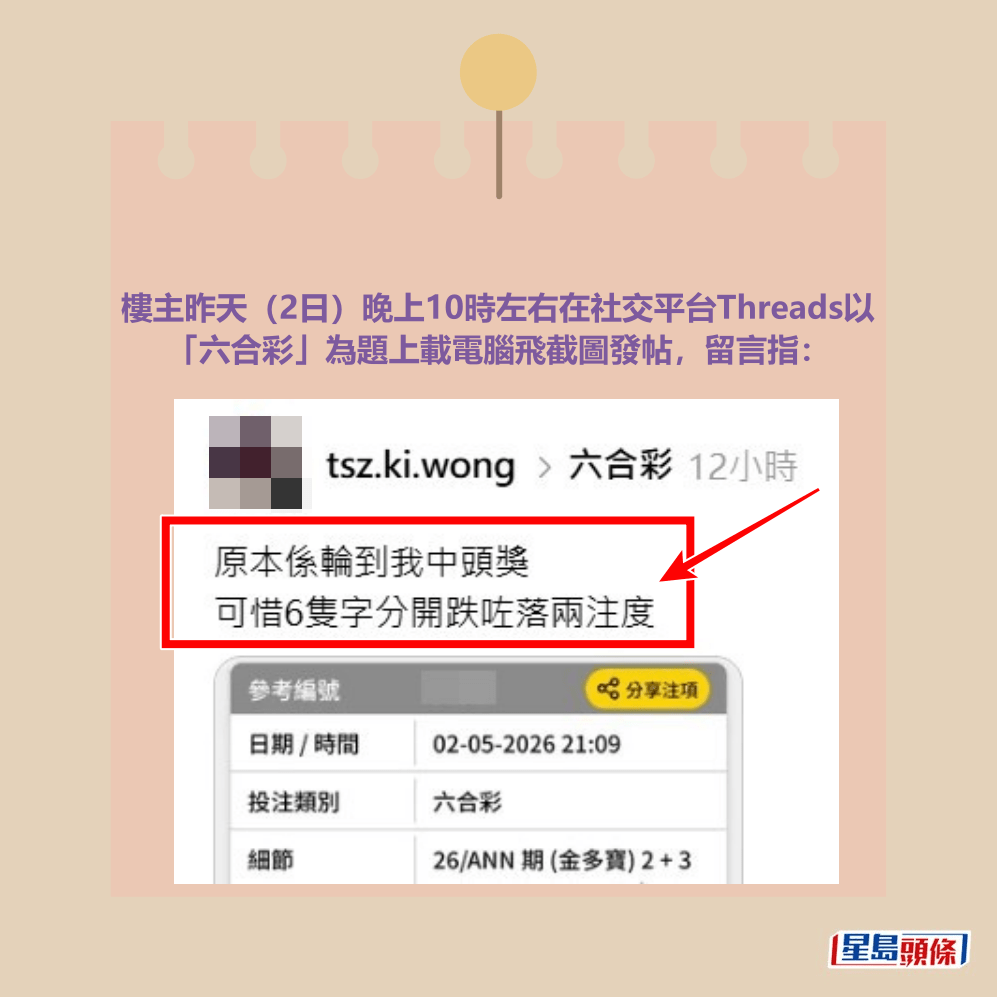Threads截圖（資料來源：tsz.ki.wong＠Threads）