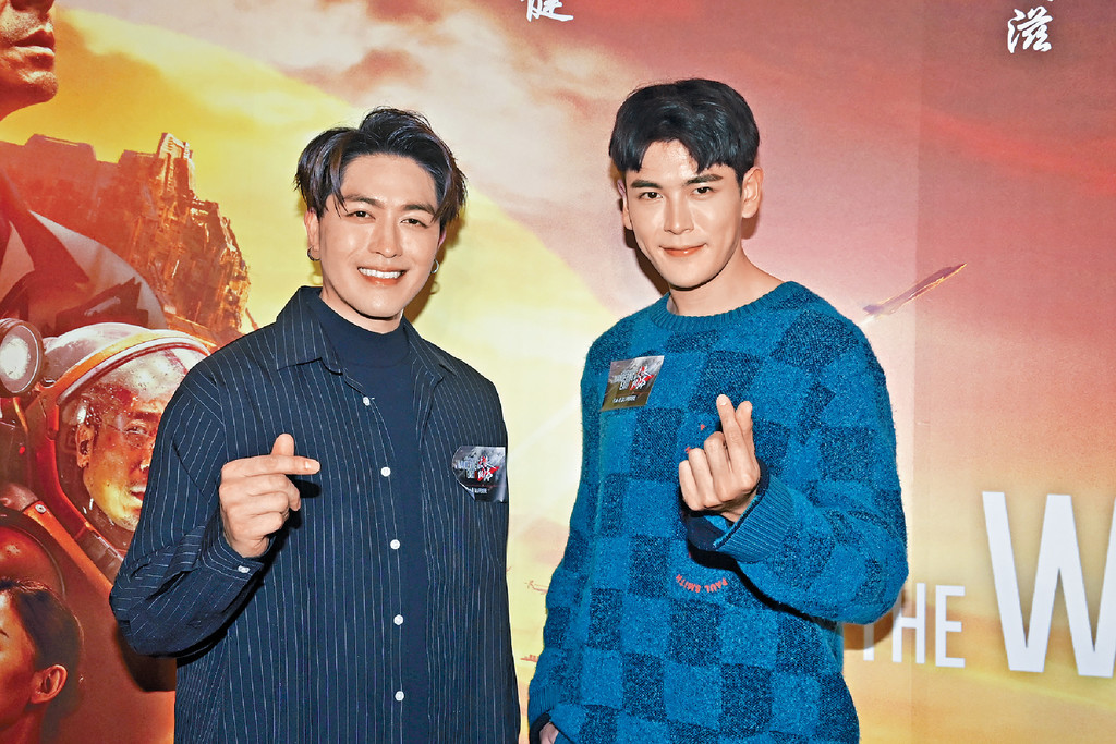 ■黎峻與朱天（左）坦言好有興趣拍科幻片。