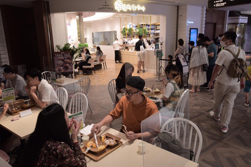 K11 MUSEA 不少食肆爆滿。