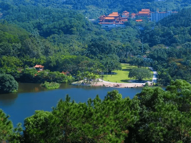 仙湖植物園外觀。