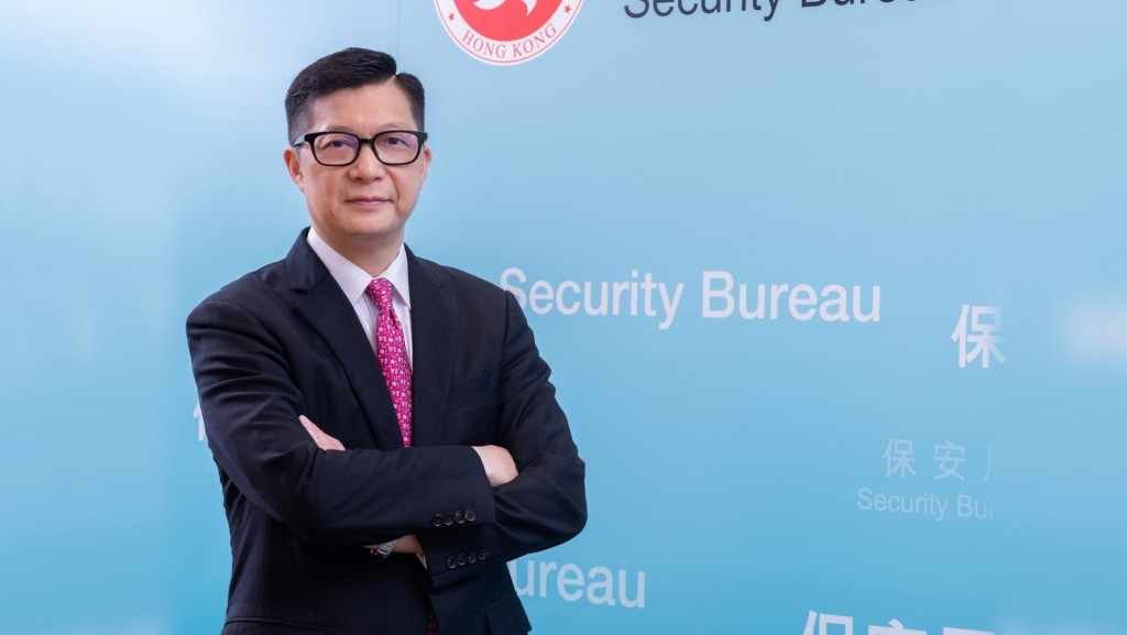 鄧炳強表示，保安局2024年的施政重點劃分為四大範疇。鄧炳強fb