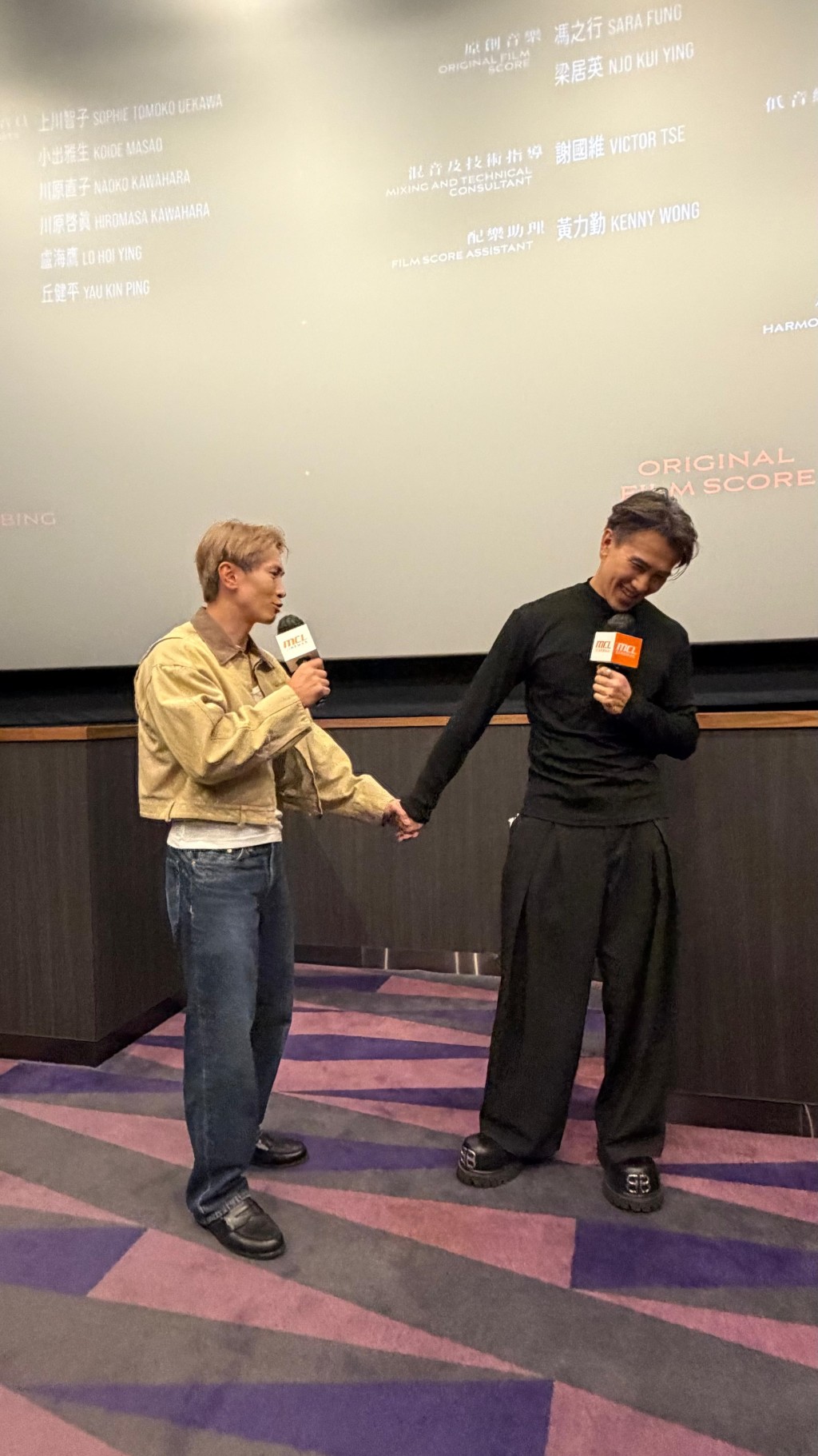 電影《殺手#4》導演梁居英與陳柏宇相識多年。 電影《殺手#4》導演梁居英與陳柏宇相識多年。