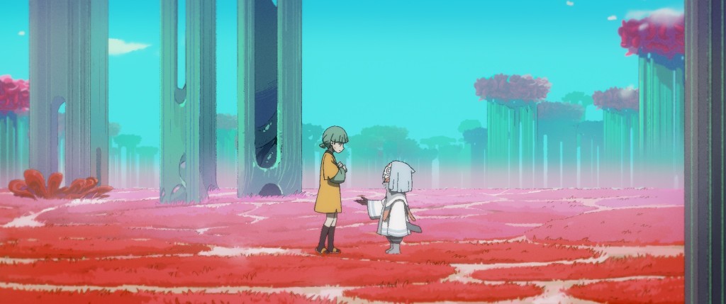 Polly笑言原本想将《世外》拍成真人版,但担心拍出来似鬼片。 Polly笑言原本想将《世外》拍成真人版,但担心拍出来似鬼片。