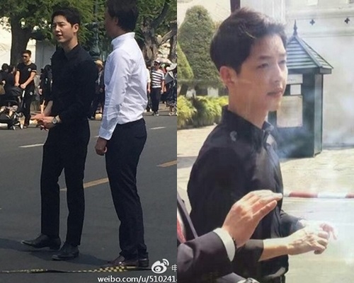 Oppa全黑上陣,成個特務咁,好型!
