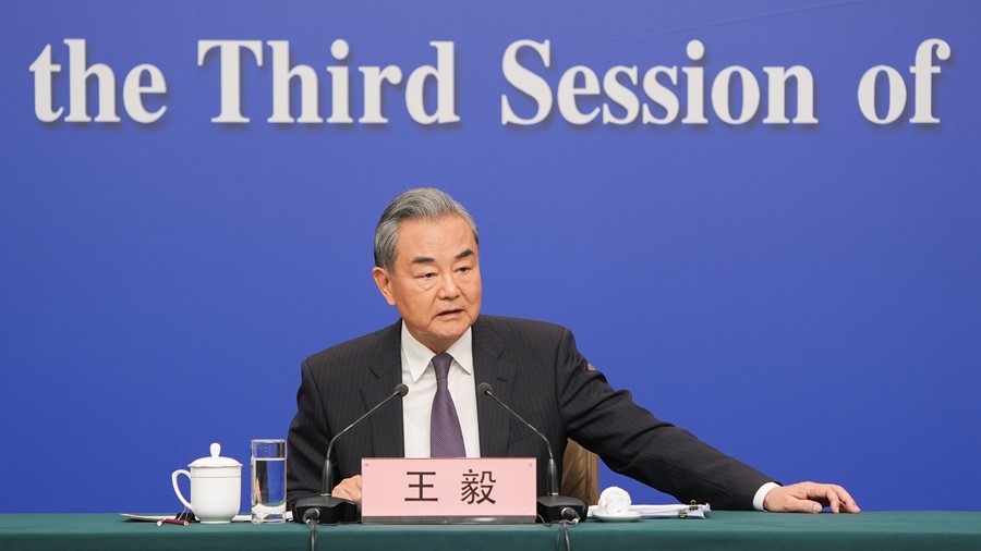 外交部長王毅。新華社圖片 外交部長王毅。新華社圖片