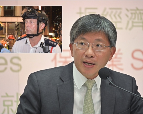 小圖為陶輝；地政總署署長陳松青。資料圖片