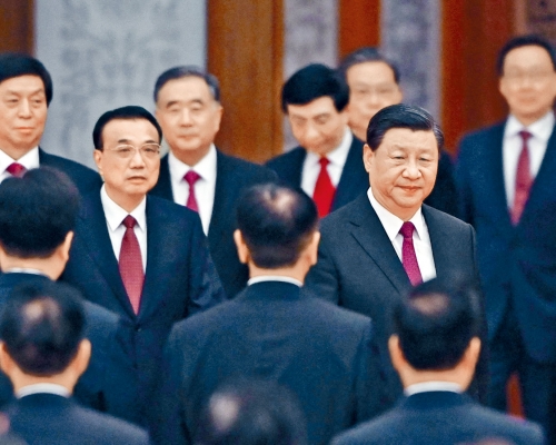 ■國務院昨晚在人民大會堂舉行國慶招待會,習近平等領導人出席。