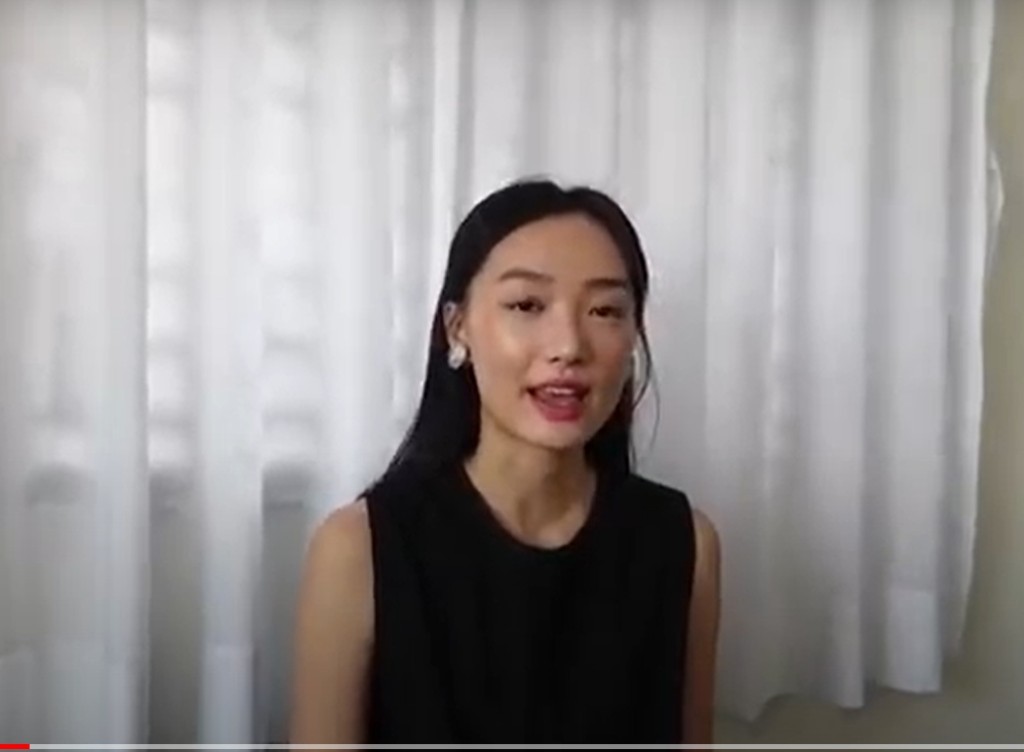 女主角蔡思韵感谢观众陪同创造千万票房的奇迹。