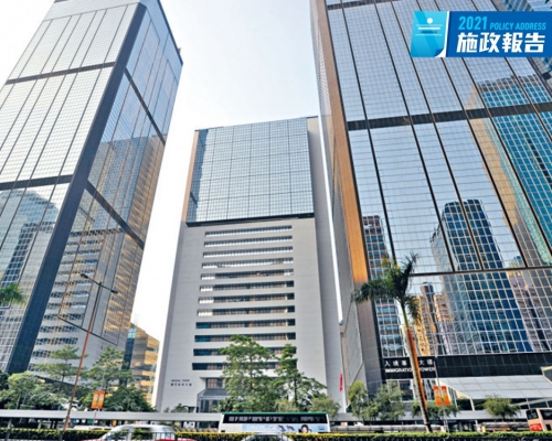 灣仔北3座政府大樓及港灣消防局,將重建為會展設施。