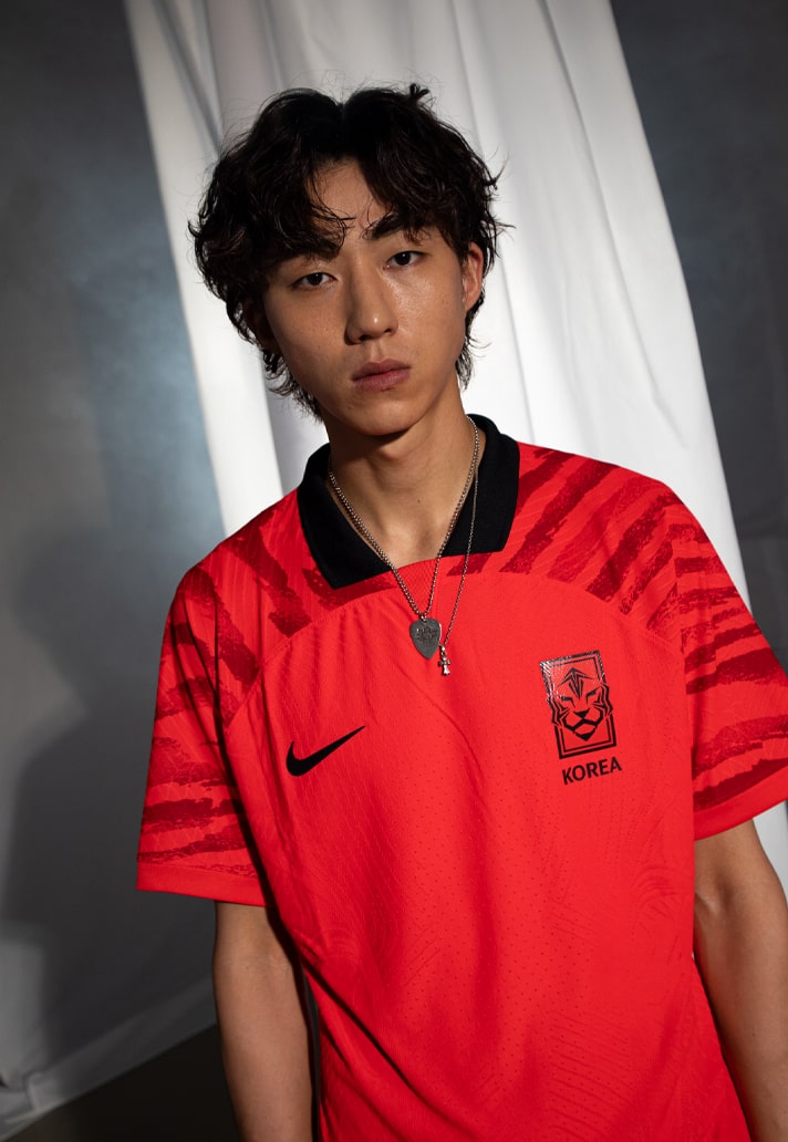 南韓將於三場世界盃分組賽都會穿上主場紅色球衣。網上圖片