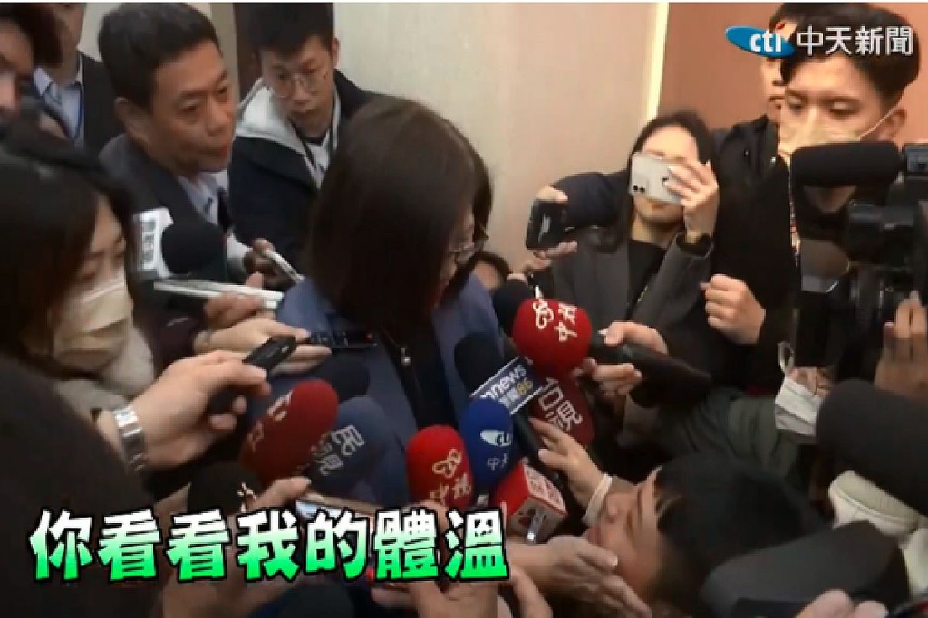 台灣各媒體都對管碧玲摸男記者臉的動作感到奇怪。