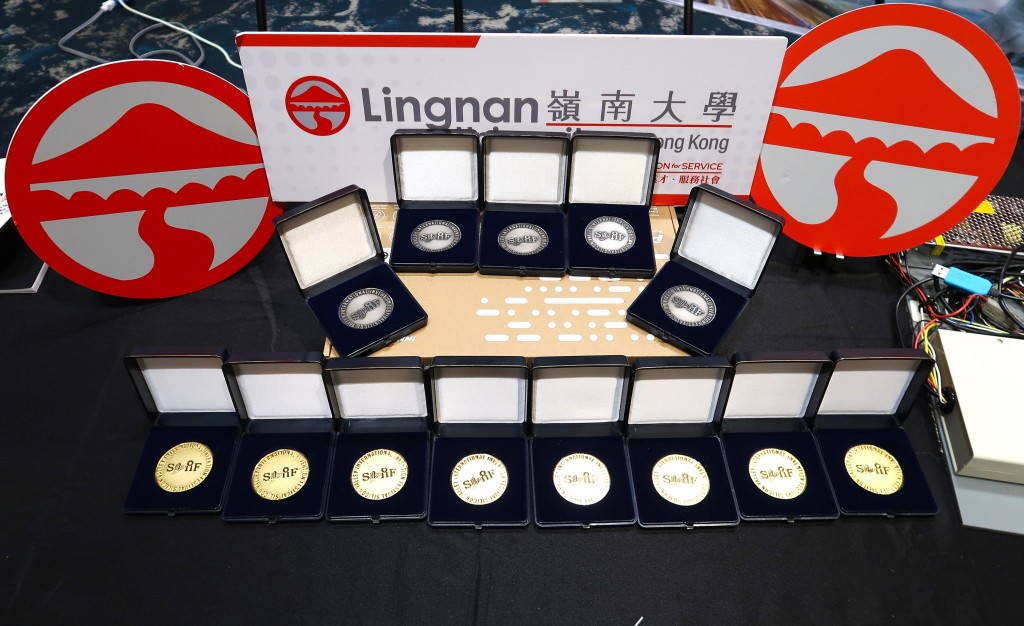 嶺大成為於矽谷國際發明節獲最多獎項及金獎的香港高等院校。嶺大提供 嶺大成為於矽谷國際發明節獲最多獎項及金獎的香港高等院校。嶺大提供