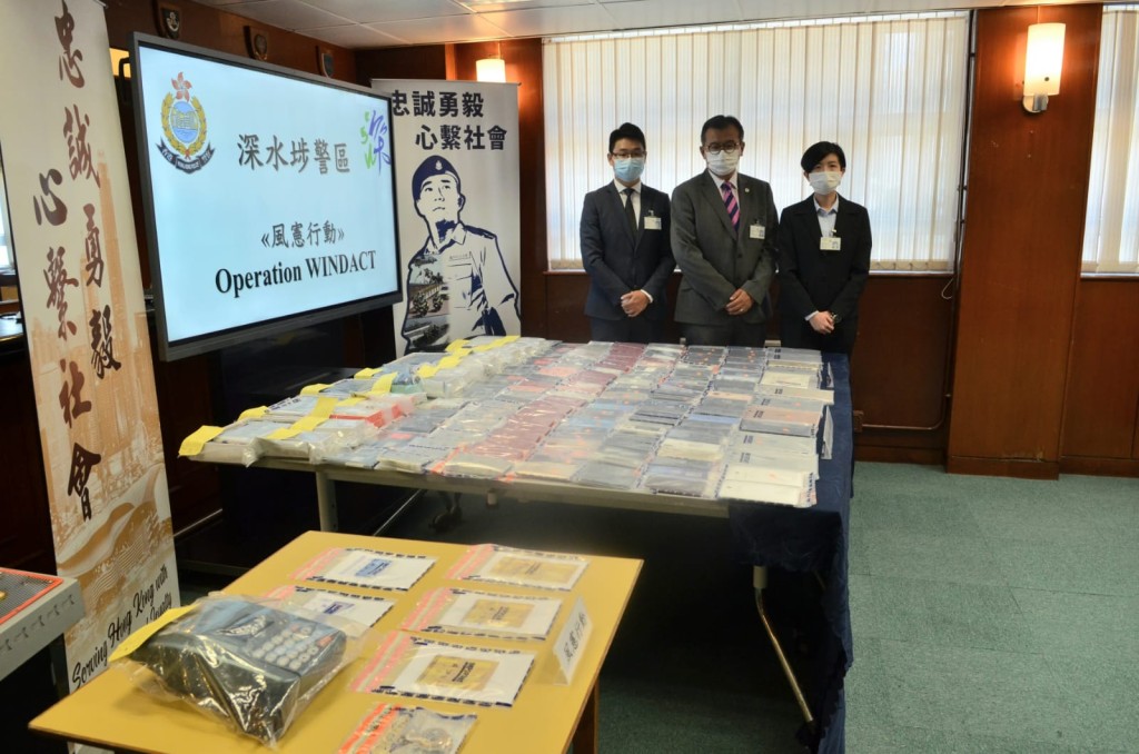 警方講述破案行動經過。林思明攝