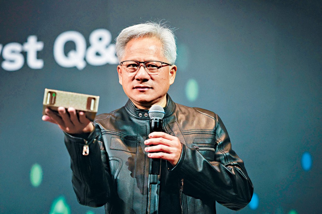 輝達CEO黃仁勳上月曾訪華。