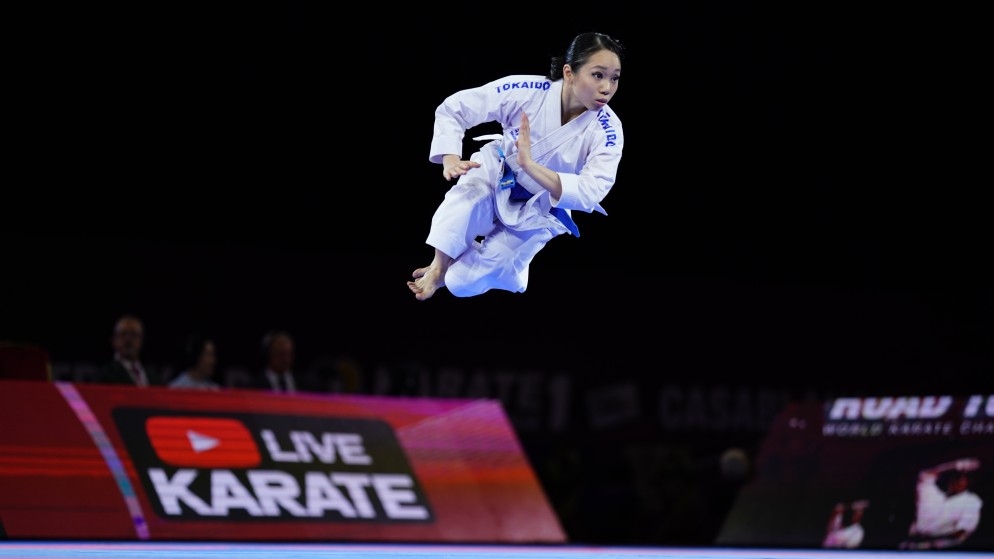 劉慕裳連續23站國際賽事都有獎牌。World Karate Federation圖片