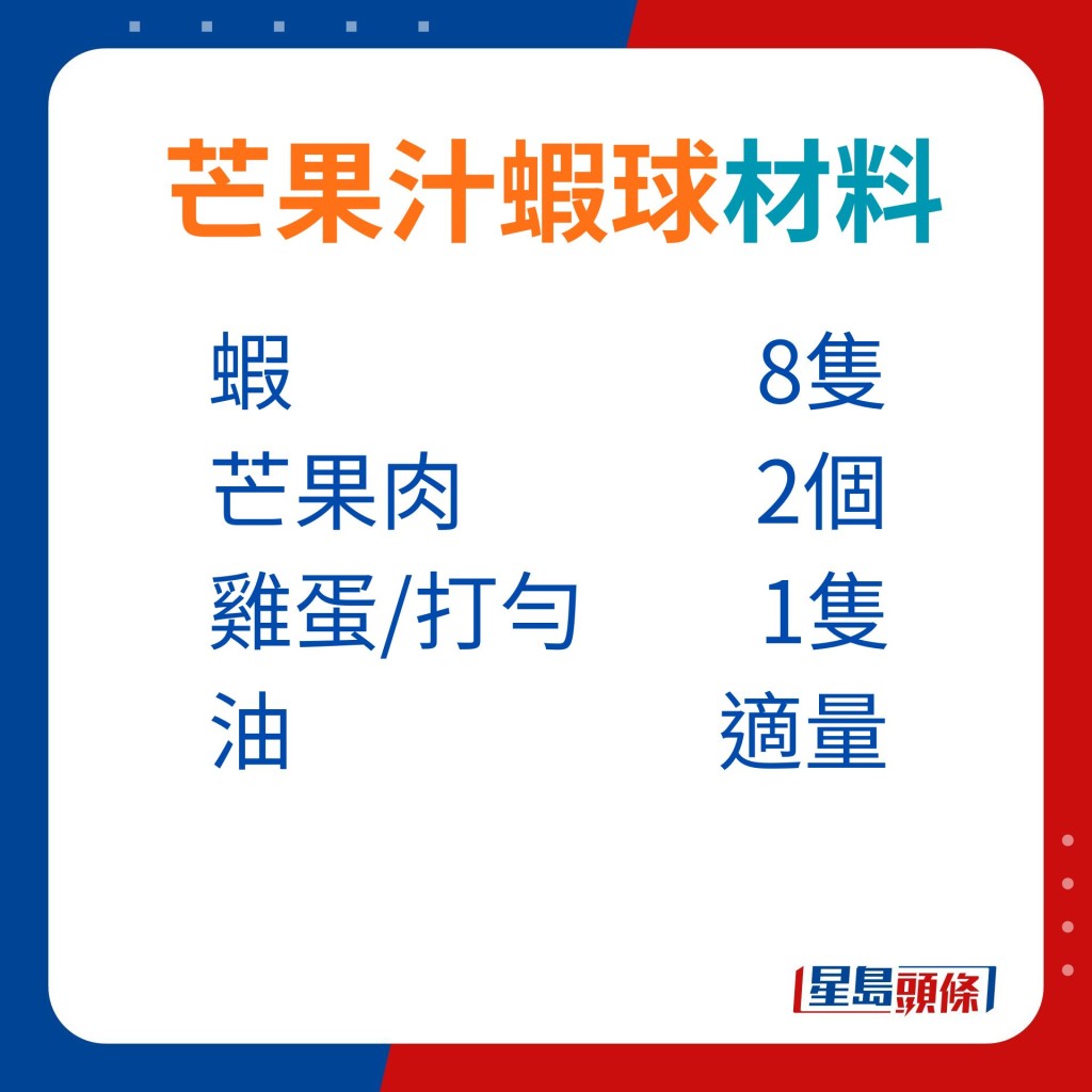 炸虾香脆爽口，因为没有厚实炸衣及经过简单的处理步骤