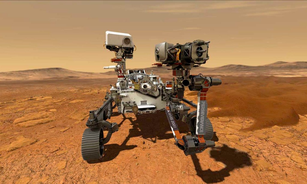 火星探测车「毅力号」。