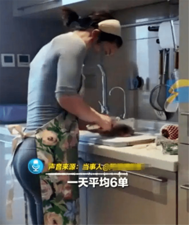 「阿綠」將上門私廚的工作情況上傳短片分享平台。 「阿綠」將上門私廚的工作情況上傳短片分享平台。