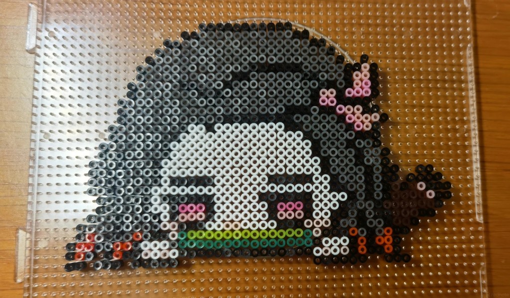 内地青少年流行玩拼豆。小红书＠叫什么牛板筋呀