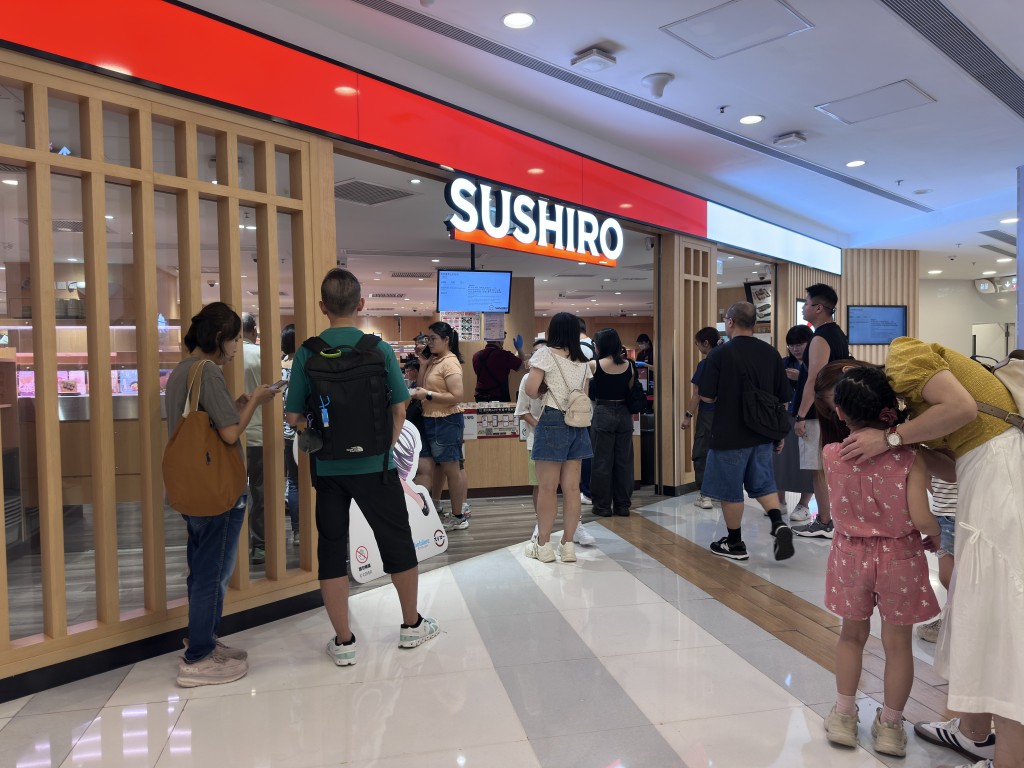 事發於綠楊坊2樓的壽司郎分店。梁國峰攝