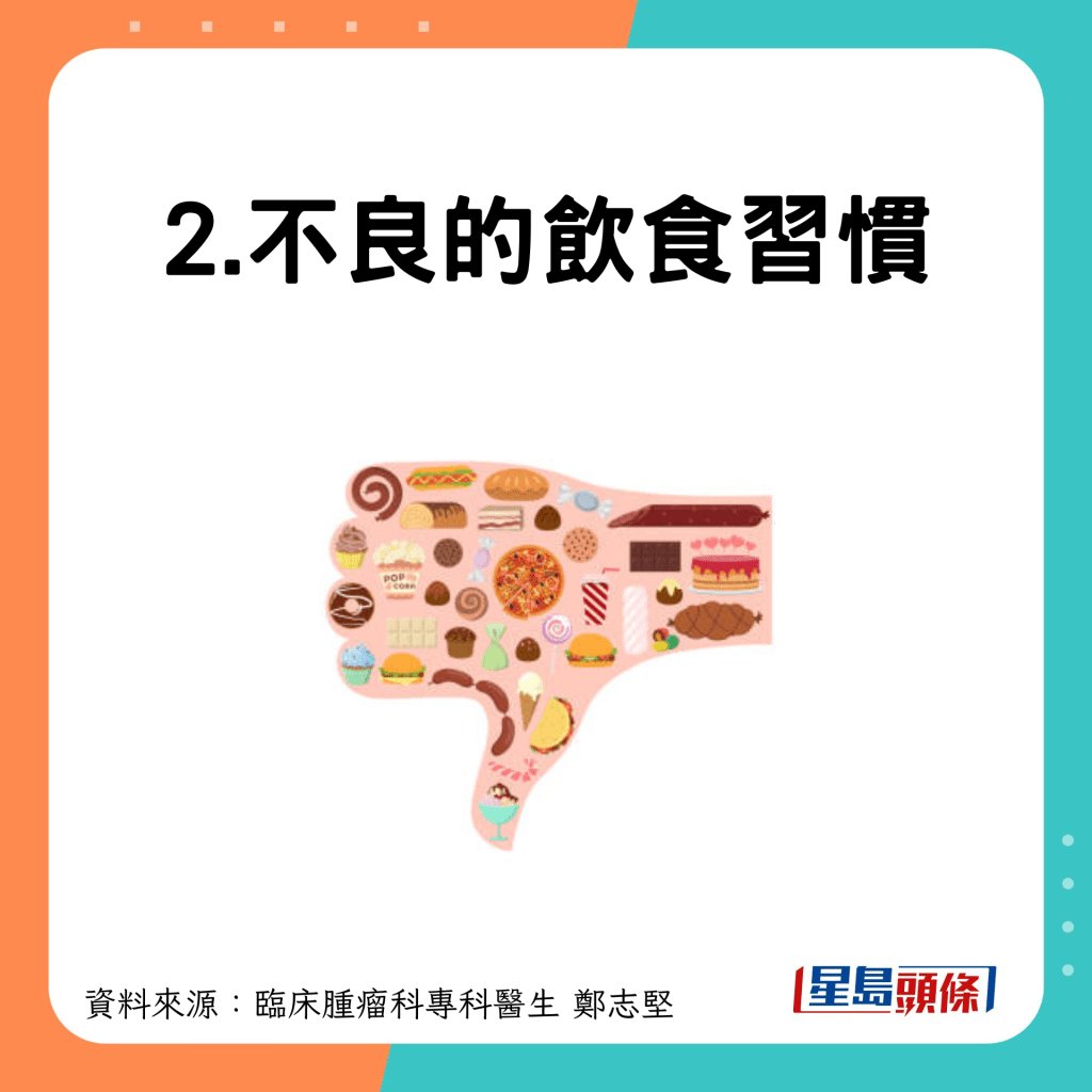 2.不良的飲食習慣