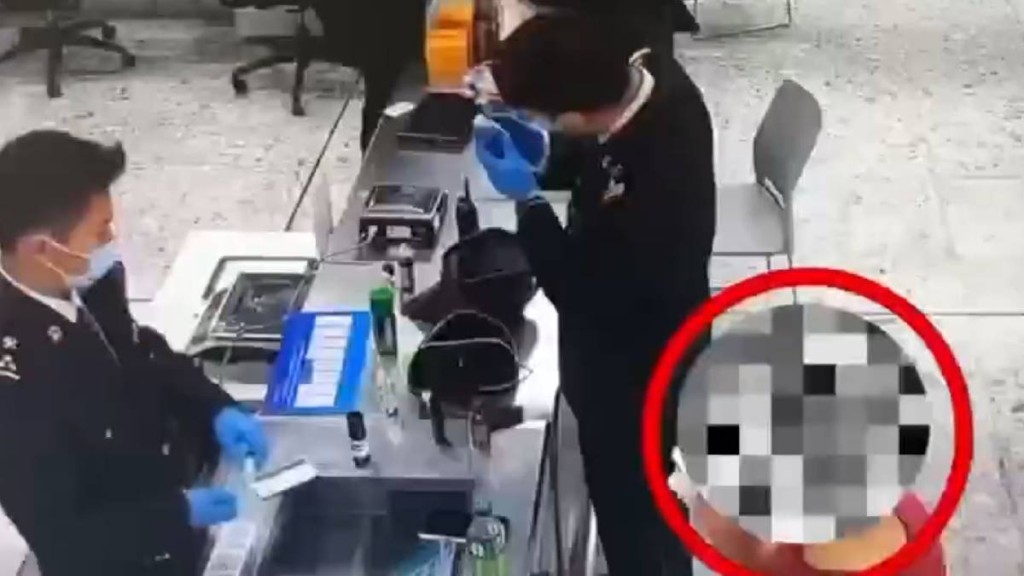 北上男子將冰毒溶液放入化妝品、精油瓶內，遭西九龍站海關揭發。海關發布