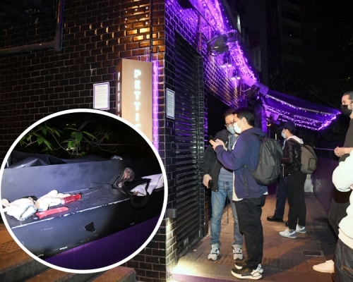 現場是中區雲咸街59號一間已經停業的酒吧，