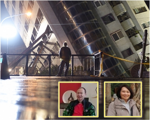 蘇煒禧(小圖左)、蕭敏瑜(小圖右)。